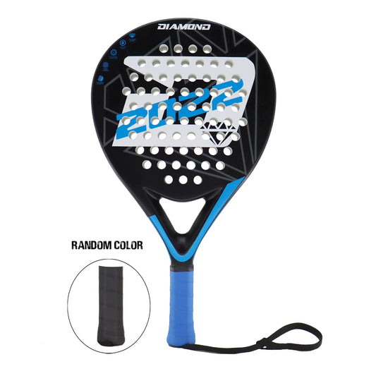 2022 Padel Racket Pro Tennis Padel Paddle Racket Full Carbon Diamond Shape High Blance for Advanced Plays EVA SOFT Padel Balls