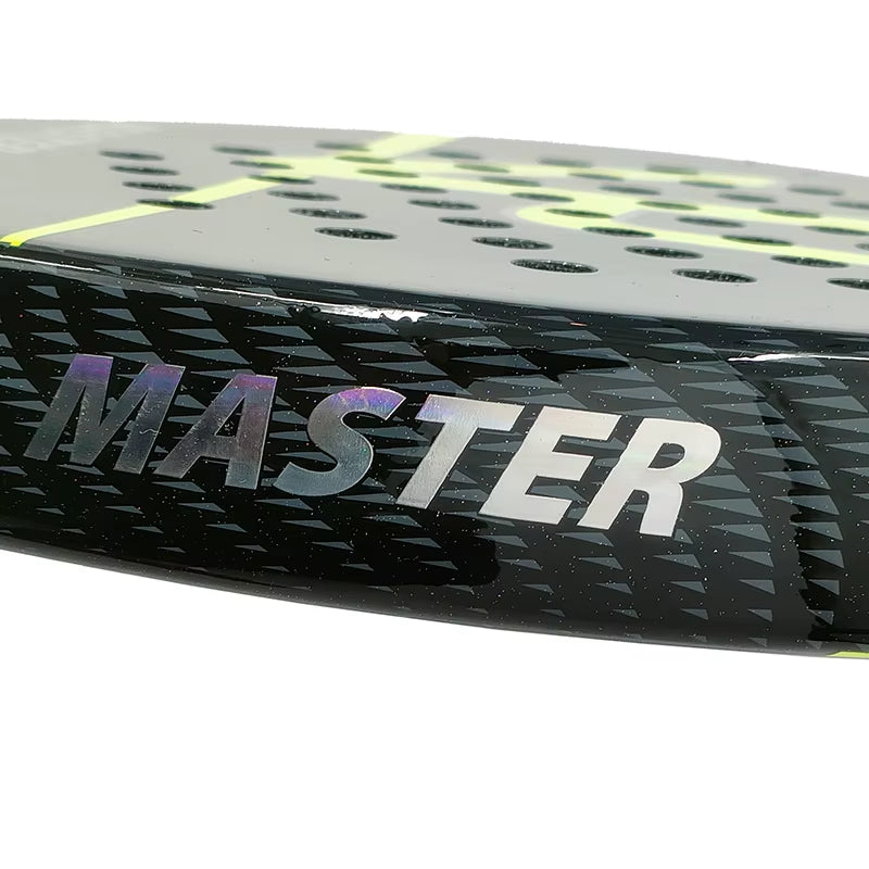 The New Padel Racket Paddle Racket 100% Carbon Fiber EVA Elastic Memory Foam Core Tennis Racket Carbon Fiber Padel Racket