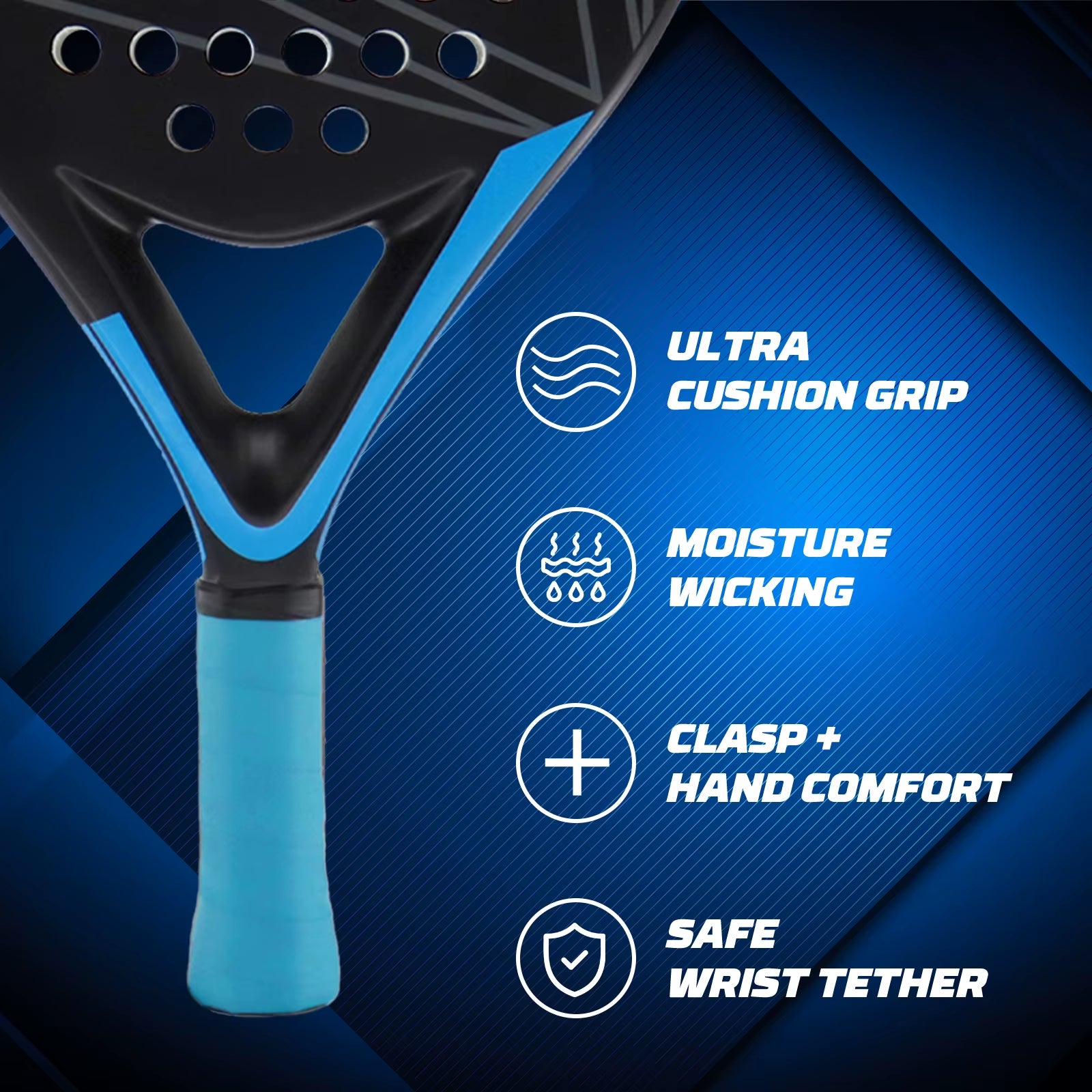 2022 Padel Racket Pro Tennis Padel Paddle Racket Full Carbon Diamond Shape High Blance for Advanced Plays EVA SOFT Padel Balls