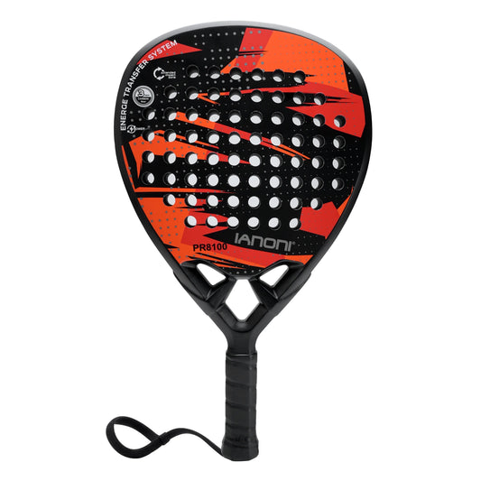 Padel Racket Carbon Fiber Surface with EVA Memory Flex Foam Core Padel Tennis Racquets Lightweight