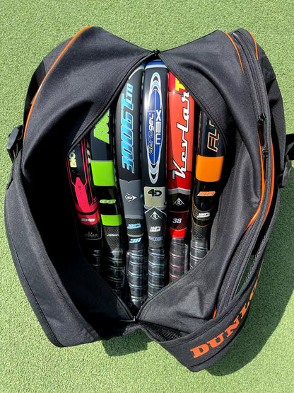 Padel Racket Tennis Backpack Fiber Beach Tennis Handbag 6-8 Racket Storage Bag